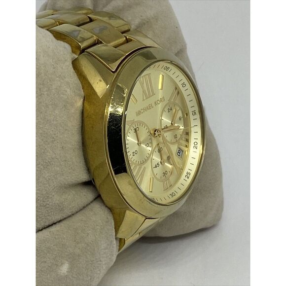 Michael Kors Runway MK5777 Men's Stainless Steel Analog Dial Quartz Watch RQ50 - Picture 5 of 12